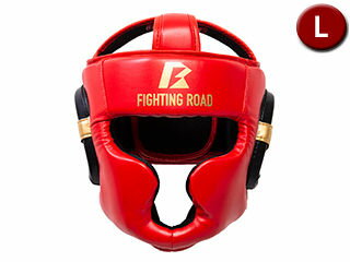 ファイティングロード FIGHTING ROAD 【代引不可】ヘッドギア Lサイズ 赤 FR20SMO003/L/R 直送のため他..