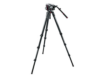 509HD.536K マンフロット ビデオキット カーボンファイバー三脚（L) Manfrotto