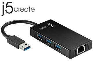 発売日：2014年4月上旬USB3.0対応、ギガビットイーサネットとバスパワー/セルフパワー（ACアダプター別売）両対応USB3.0ハブを組み合わせたマルチアダプターです。USB3.0に対応し、USB2.0の約10倍の転送速度、最大5Gbps（Super Speed：理論値）の超高速データ転送が可能です。また、ギガビットイーサネット対応で、安定した超高速回線での有線LAN環境を実現します。重量わずか60g、アルミ製ブラックボディのスモール＆スタイリッシュデザインで冷却効果にも優れています。JUH470　