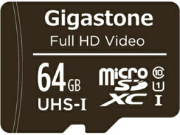 Gigastone/ギガストーン microSDXCカード 64GB UHS-I U1 Class10 クラス10 GJMX/64U