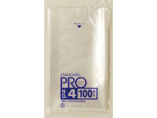 SANIPAK 日本サニパック スタンダードポリ袋4号(0.03mm) L04