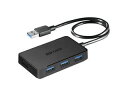 BUFFALO バッファロー USB3.0 バスパワー 4ポート ハブ マグネット付き ブラック BSH4U300U3BK