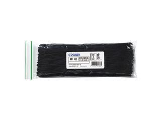Crown/クラウン 綴紐 パイレン・セル先 100本 黒 セル先 CR-HM9-B