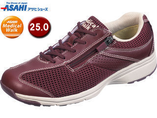 ASAHI アサヒシューズ アサヒメディカルウォーク AMW MSL ワイン 25cm KV77192 ASAHI アサヒシューズ アサヒメディカルウォーク AMW MSL ワイン 25cm KV77192
