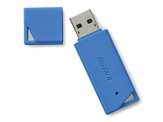 USBメモリ USB 16GB USB3.0 (USB3.1 Gen1) 暗号化ソフトSecureLock Mobile2対応 R:70MB/s 小型・軽量 ブルー RUF3-K16GB-BL ◆メ