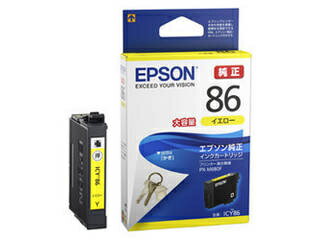 EPSON エプソン ビジネスインクジェット PX-M680F用 大容量インクカートリッジ（イエロー）/約600ページ対応 ICY86