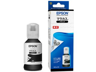 EPSON/エプソン エコタンク搭載モデル用 インクボトル/マラカス（ブラック）/140ml MKA-BK