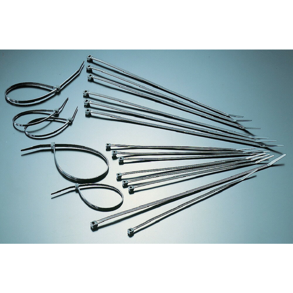 TRUSCO/トラスコ中山 ケーブルタイ 幅4.8mmX300mm 最大結束Φ83 耐候性 TRCV-300SW