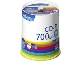 Verbatim/С٥ ǡCD-R 700MB 48® 100 ԥɥ륱 SR80FP100V1E