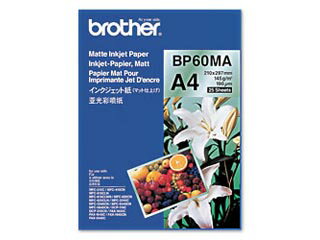brother/ブラザー BP60MA A4マット紙 25枚