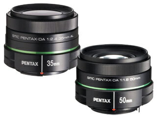 【10SET限定！】 PENTAX/ペンタックス smc PENTAX-DA35mmF2.4AL（ブラック）＋smc PENTAX-DA 50mmF1.8セット 【catokka】