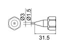 HAKKO/白光 ノズル N-1.5 袋ナット付 801-N-1.5