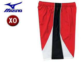 mizuno/ミズノ N2JD7021-69 トレーニングクロスハーフパンツ 【XO】 （レッド×ブラック）