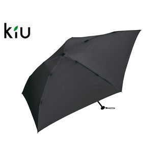 kiu/キウ K48-900 折りたたみ傘 手開き 日傘/晴雨兼用 エアライト ラージ60 全5色 軽量 【60cm】 (ブラック )