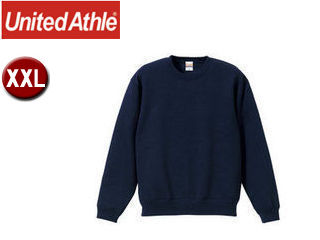 United Athle/ユナイテッドアスレ 10.0オンス T/Cスウェット クルーネックスウェット（裏起毛）アダルト 【XXL】 （ネイビー）