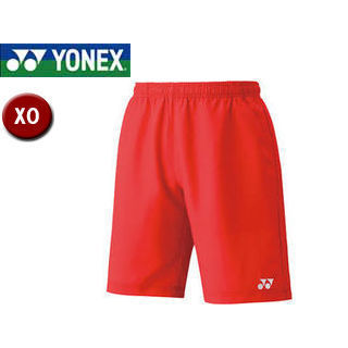 YONEX/ヨネックス 15048-496 UNIハーフパンツ（スリムフィット） 【XO】 （サンセットレッド）