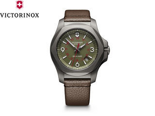 victorinox ビクトリノックス I.N.O.X. イノックス チタン グリーンダイアル レザーストラップ 241779 クォーツ ウォッチ 防水 【正規販売店】