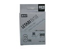 MAX/マックス 【Bepop mini/ビーポップミニ】レタリテープ 6mm幅 透明 黒文字 LM-L506BC