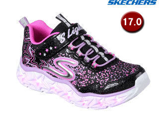 SKECHERS/スケッチャーズ GALAXY LIGHTS 光る靴 17.0cm スニーカー キッズ 女の子 (ブラック/マルチ) 10920L