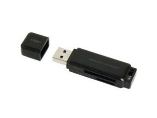 Digio 2 USB3.0 SDカードリーダー ブラック CRW-3SD62BK