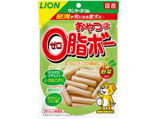 LION PET/ライオン商事 ワンツースリム おやつは 0脂ボー 野菜入り 80g