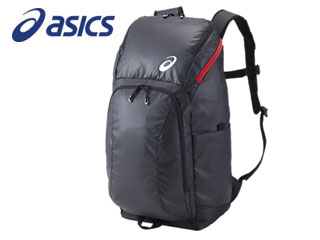 asics/アシックス EBA606-9023 PRO BACKPACK40 (ブラック×レッド)