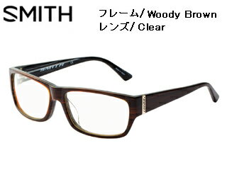【nightsale】 Smith Optics/スミス 伊達メガネ NO.8 Woody Brown 【レンズ／Clear】 【当社取扱いのスミス商品はすべて日本正規代理店取扱品です】