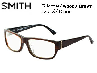 【nightsale】 Smith Optics/スミス 伊達メガネ NO.8 Woody Brown 【レンズ/Clear】 【当社取扱いのスミス商品はすべて日本正規代理店取扱品です】