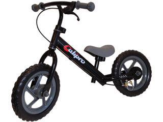 TOHO/東方興産 WB-60396-BK ブレーキ付 キッズ・ウォーキングバイク (ブラック) 【全長:約88cm】 キッズ 幼児 子供用 自転車に乗る練習 ペダル無し自転車