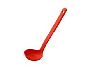 MARNA マーナ K148 きれいにすくえる計量お玉(レッド) 【zakkakagu】