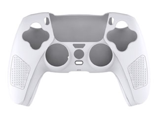 サイバーガジェット CYBER・コントローラーシリコンカバー(PS5用)ホワイト CY-P5CRSC-WH
