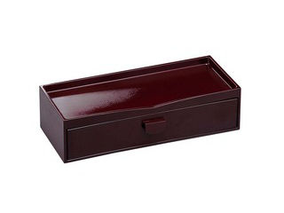 FUKUI 福井クラフト ABS　奥広千筋カスター＆箸箱（クリーンフード付）新溜