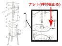 EBM 江部松商事 EBM 鉄 ギョーザ絞り器用 (8)ナット(押付板止め)