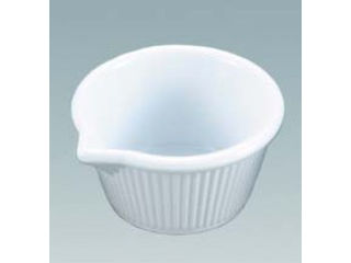 ジェスナー ジェスナー　口付ラメキン(メラミン)0388A　ホワイト　3oz