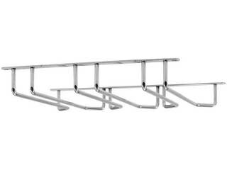 ニッケルメッキ　ステムウェアラック（3連）