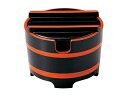 WAKAIZUMI 若泉漆器 桶型ガリ入 黒帯朱 切込有