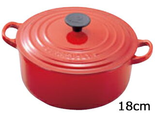 ルクルーゼ ココットロンド LE CREUSET ル・クルーゼ ル・クルーゼ　トラディション　ココットロンド　18cm　2501-18-06　チェリーレッド