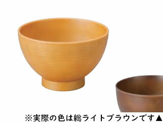 耐熱4寸乱筋木目汁椀 総ライトブラウン 1000145