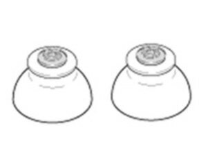 OMRON オムロン イヤチップS（AK-04、05、10、11共通） AK-DCP-S 2個入