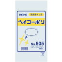 SHIMOJIMA シモジマ HEIKO/ヘイコー ポリ規格袋 ヘイコーポリ No.605 紐なし 006619500(3)