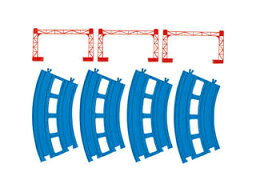 TAKARATOMY タカラトミー プラレール R-05 複線曲線（4本入）