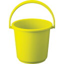 TRUSCO トラスコ中山 PPカラーバケツ 10L 黄 TPPB-10-Y(3)