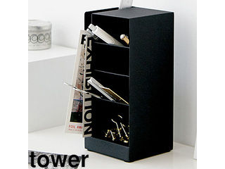 yamazaki　tower YAMAZAKI 山崎実業 tower タワー ペンスタンド　ブラック 【納期6月中旬】 tower-l