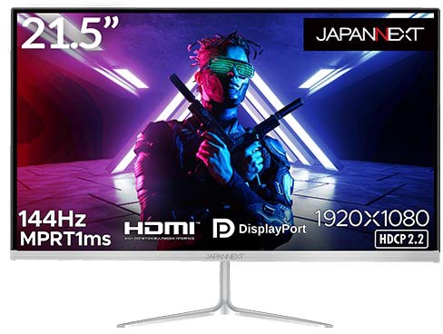 JAPANNEXT ジャパンネクスト フルHD対応 21.5型ゲーミングモニター 144Hz 2年保証 JN-T215FLG144FHD 単品購入のみ可(同一商品であれば複数購入可) クレジットカード決済 代金引換決済のみ