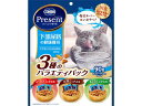 日本ペットフード 株式会社 コンボ プレゼント キャット おやつ 下部尿路の健康維持 3種のバラエティパック 90g