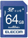 ELECOM GR f[^SDXCJ[h(UHS-I U1) 64GB MF-FS064GU11R