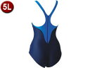 FOOTMARK フットマーク レディース 水泳 アクアライン水着(ワンピース) 101530B2 ブルー(10) 5L