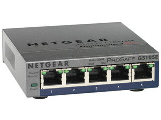 NETGAER/ネットギア・インターナショナル GS105E ギガビット5ポート アンマネージプラス・スイッチ GS105E-200JPS 単品購入のみ可（同一商品であれば複数購入可） クレジットカード決済 代金引換決済のみ