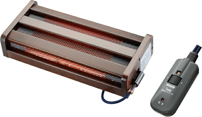 METRO メトロ MFH-181ET(DA)木枠フットヒーター ハロゲンヒーター 足置きタイプ 180W