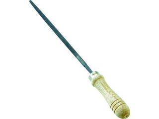 TRUSCO/トラスコ中山 鉄工用ヤスリ 木柄付 丸 中目 刃長150 TMA150-02-S